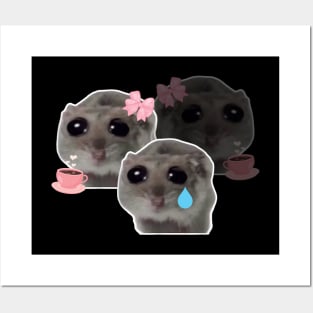 Sad Hamster Posters and Art